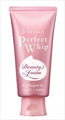 Senka Perfect Whip Collagen In Face Wash 120g / 4.23 Oz (from US Warehouse) • $10.48