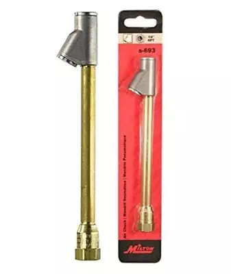 1 Piece Milton S-693 1/4  Straight Foot Dual Head Air Chuck • $11.78