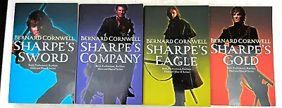 4 X Bernard Cornwell Books -  Sharpe's Gold - Company - Sword - Eagle - • $35.10