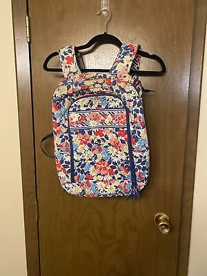 Vera Bradley Iconic Campus Tech Laptop Backpack In Summer Cottage • $40