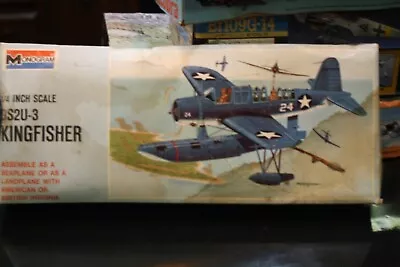 1/48 Monogram OS2U-3 KINGFISHER U.S WWII Catapult Plane Model VINTAGE 6834 • $9.99