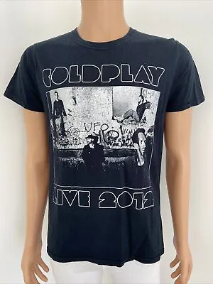 Coldplay Live Medium Tour Shirt 2012 Australia New Zealand Navy Band Memorabilia • $39