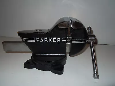 Restored Vintage Parker 3-1/2” Bench Vise No. 63-1/2 Swivel Base 1940-50’s  • $90