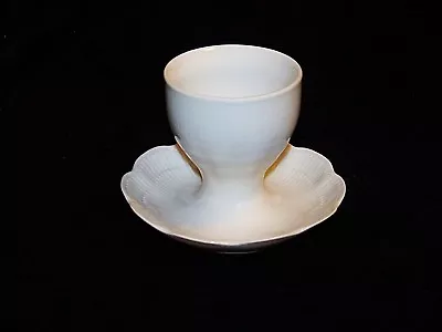 Kaiser Germany Romantica 1988~2004  Porcelain Scalloped Bowl / Textured Egg Cup  • $8