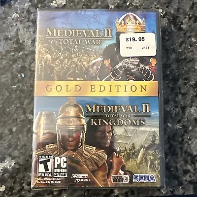 Medieval II Gold Edition (Total War Total War Kingdoms) | PC DVD 2 Discs | Sega • $13.99