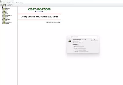Icom Cs-f3160 Cs-f5060 Programming And Adj Software Bundle & Pdf • £24.99