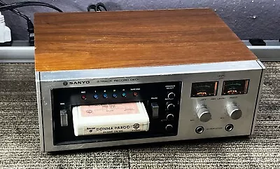 Vintage Sanyo RD-8020 8 Track Tape Recorder Donna Fargo Record Deck Used 387899 • $141.55