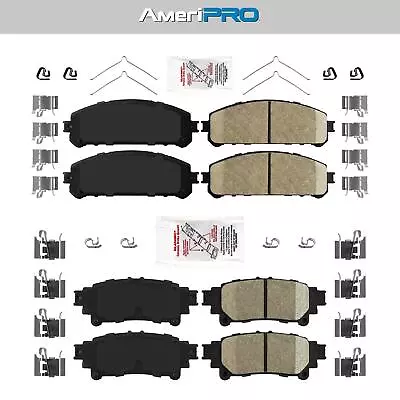 Ceramic Front + Rear Brake Pads For Toyota Sienna Highlander RX350 RX450h • $96