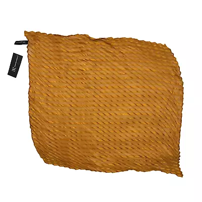 INC INTERNATIONAL CONCEPTS Bandana Square Pleaded  Scarf 22 X22  Fall Mustard • $7.98