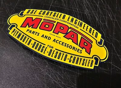 Mopar Sticker Vintage Logo Tool Chest Garage Mechanic Tool Box Car Decal • $3