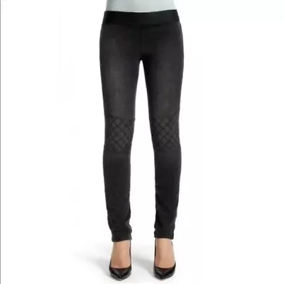 CAbi Moto Style Jeggings Black Sz 6 #516 EUC • $24