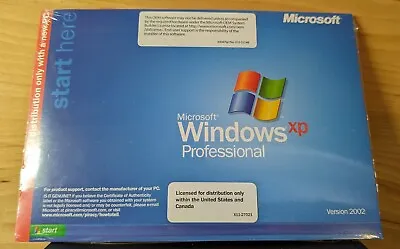 Windows XP Professional SP2 32 Bit Ver. 2002 Full OS - Disc And License Included • $110