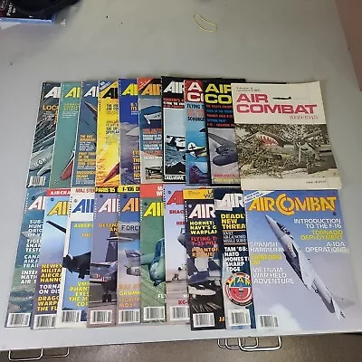 Air Combat Magazine Lot Of 20 Magazines From 1971-1987~Z91F • $29.99