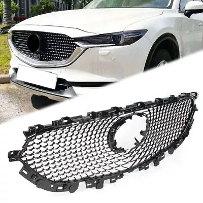 Diamond Front Bumper Grill Grille Fit For Mazda CX-5 CX5 CX-8 CX8 2017-2021 • $123.86