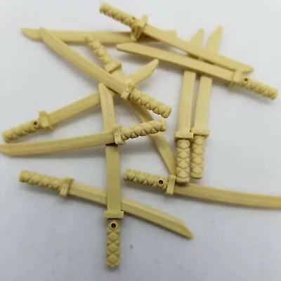 NEW LEGO | Parts - Tan Shamshir Katana Sword (21459) Lot Of X12 Each • $8.35