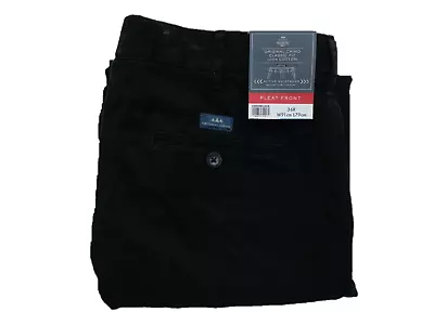 £17.99 • Buy Mens BHS Atlantic Bay Pleat Front Active Waistband Comfort Chino 3 Colours 32-46