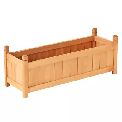 Greenfingers Garden Bed Raised Wooden Planter Outdoor Box Vegetables 90x30x33cm • $42.55