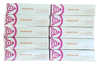 Lot Of 10 Mary Kay At Play Jelly Lip Gloss Poppy & Jammin’ Berry Great Gift Idea • $29.95