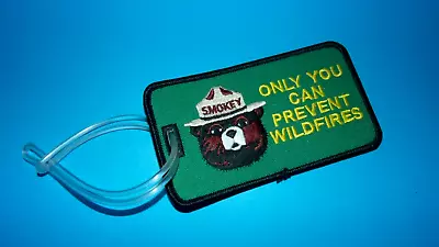 New - Vintage Smokey The Bear Luggage Tag Embroidered Patch Tag By Kb Emblem • $12.99