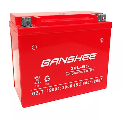 YTX20HL-BS High Performance - Maintenance Free Sealed AGM Motorcycle Battery • $72.09