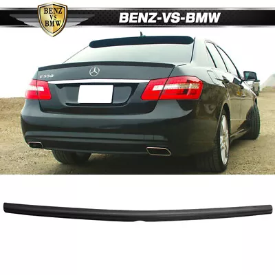 Fits 10-16 Mercedes-Benz W212 Sedan E-Class A Style Trunk Spoiler Carbon Fiber • $145.99