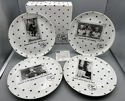 I LOVE LUCY-Polka Dot TV Episodes Collectible Plates NICK AT NITE 1997 Viacom • $69.94