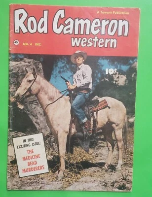 £20.14 • Buy Rod Cameron Western 1950, #6 Dec, A Fawcett Publication Comic Book 7.0 Condition