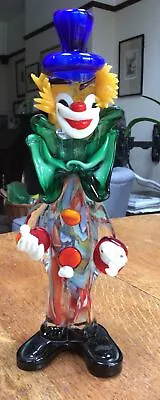 Vintage Murano Glass Multicoloured Clown • £10