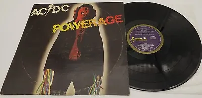 AC/DC Powerage 1978 Australian Alberts 1st Press Blue Label Vinyl LP Record EX- • $609