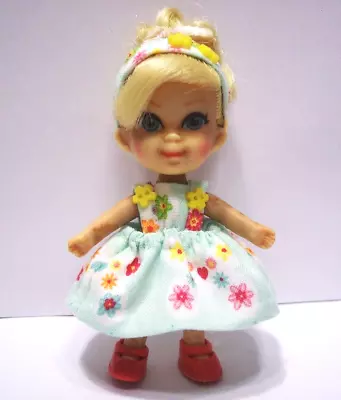 LIDDLE KIDDLE CLOTHES OUTFIT SET & SHOES For VINTAGE MATTEL 3  DOLL NOT INCLUDED • $19