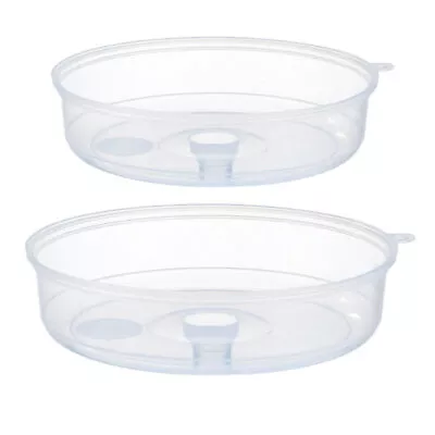 2 Pcs Microwave Splatter Shield Microwave Heating Lid Cheese Cakes Food Cover • $10.14