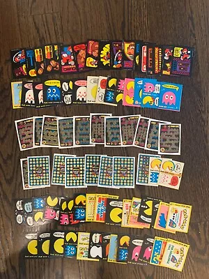 Vintage PAC Man & Donkey Kong Trading Cards - 1980's - Lot If 80 • $19.99