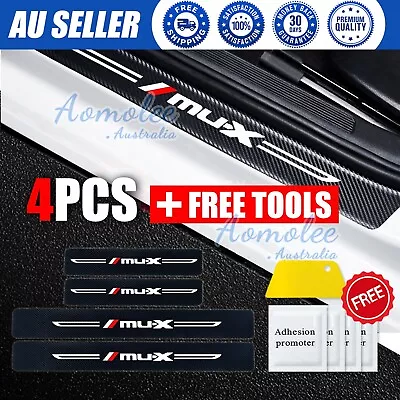 4X For Isuzu Mux Car Door Plate Sill Scuff Anti Scratch Decal Sticker Protector • $16.85