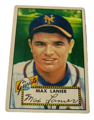 1952 Topps Max Lanier #101 EX + Baseball Card • $21.75