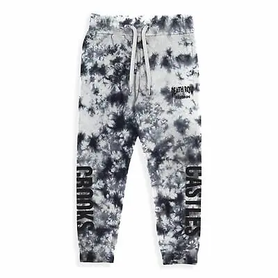 Crooks & Castles Men's X Death Row Records Logo Black Tie Dye Jogger Sweatpants • $39.99