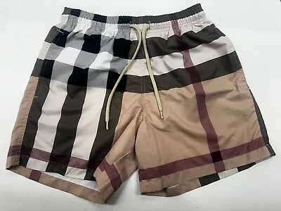 BURBERRY CLASSIC LONDON ENGLAND Swim Men Trunks Size SMALL • $299