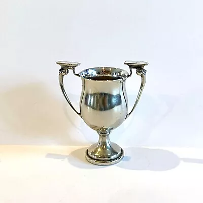 NOT ENGRAVED Vintage/antique Silver Miniature Trophy Trophies Loving Cup 3   • $50
