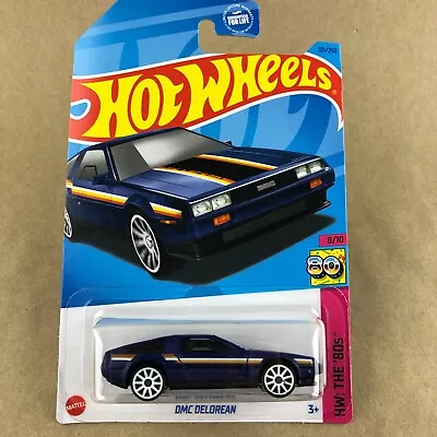 2023 Hot Wheels DMC Delorean Dark Blue 101/250 1:64 Diecast Car The '80's 8/10 • $2.99