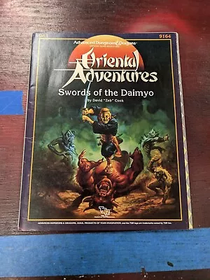 Swords Of The Daimyo W/ Map OA1 9164 Oriental Adventures AD&D • $37.39