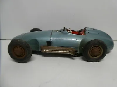 Vintage West German Tin Toy Pressed Metal Mercedes Benz Racing Car   • $163.10