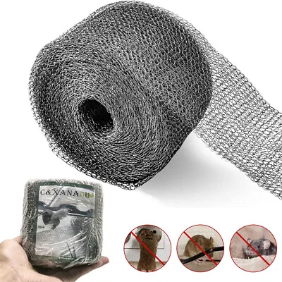 10M Stainless Steel Rat Mesh Rodent Proofing Woven Fine Wire Metal Netting Roll • £14.89
