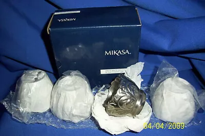 Mikasa Napkin Rings Tyler Florence Fancy Metal Napkin Ring  4pc Set  • $15.99