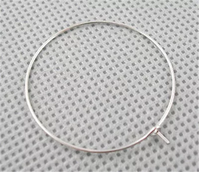 £0.99 • Buy Silver Wine Glass Charm Rings Earring Hoops Wedding Hen Party 25 Mm Charm Rings