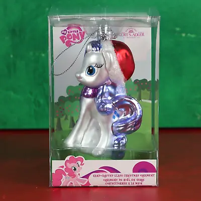 Kurt S. Adler My Little Pony Rarity Glass Christmas Ornament In Santa Hat 2013 • $26.31