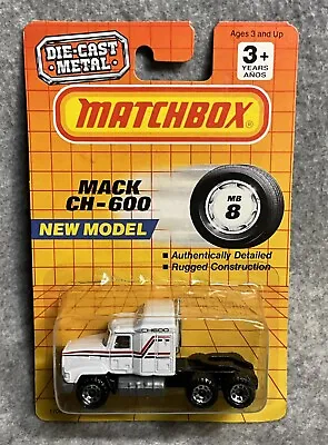 1990 Matchbox Mack CH-600 #8 - New Model • $9.75