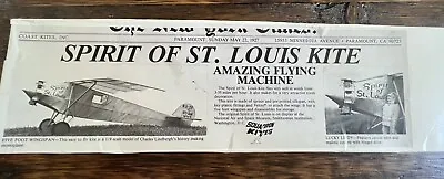 VINTAGE 1970’s SPIRIT OF ST. LOUIS KITE BRAND NEW IN SEALED BOX! • $42.99