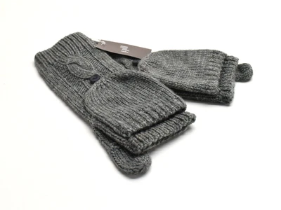 $18.99 • Buy J Jill Cable Knit Gloves Convertible Mittens Heather Grey New! NWT