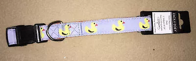 Zack & Zoey Dog Collar 1” Adjusts 18”-26” Water Ways Duck NEW Quick Snap • $9.99