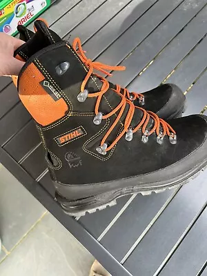 STIHL GTX Chainsaw Boots Size 9.5 • £41.50