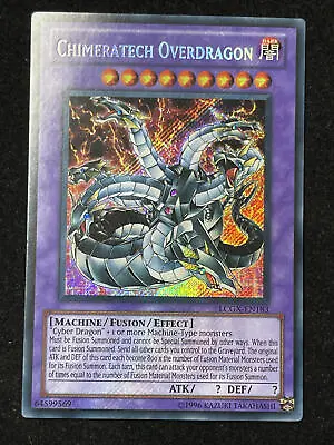 Yugioh Chimeratech Overdragon Secret Rare 1st Edition Near Mint Lcgx-en181 • £6.90